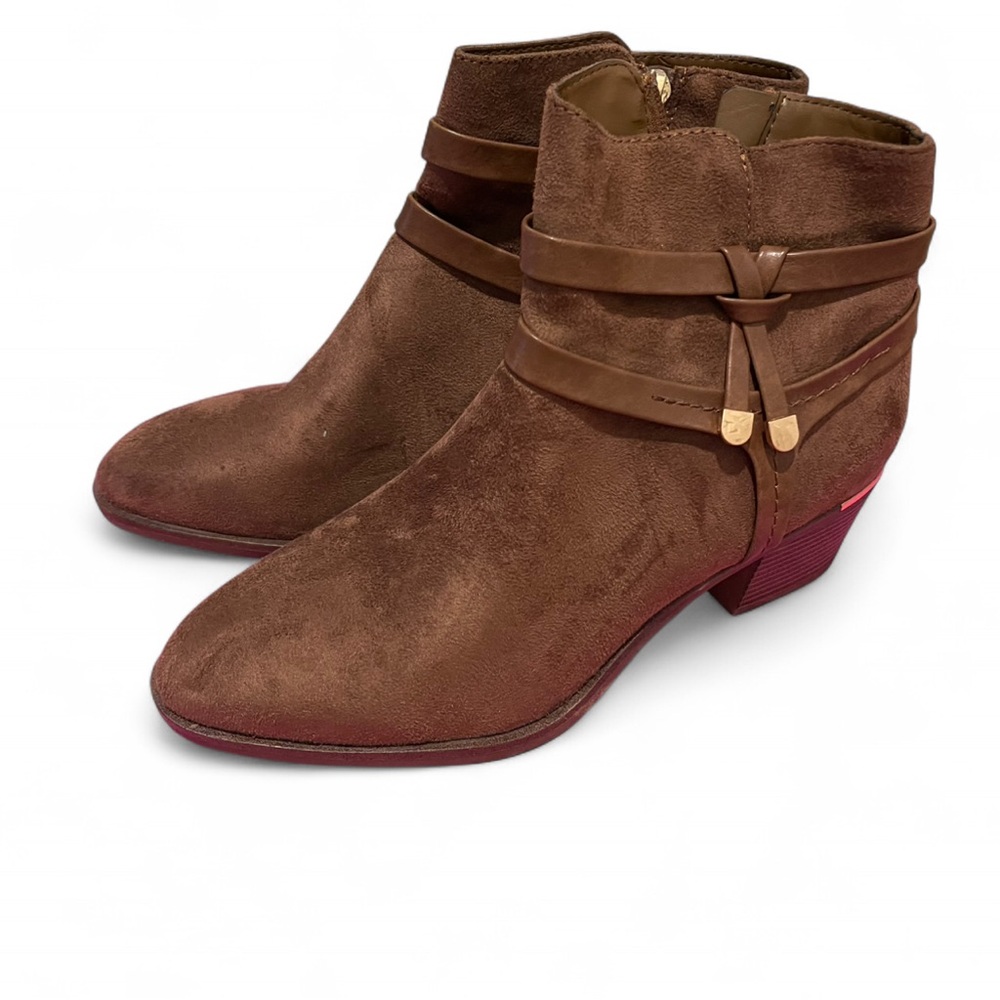 Brown Suede Ankle Boots